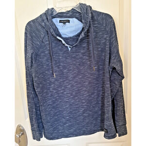 Silver Jeans Blue Henley Hoodie Size Large
